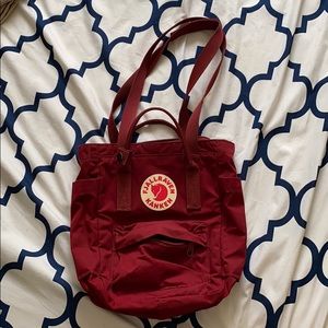COPY - Fjallraven Kånken Mini Tote Pack- Maroon